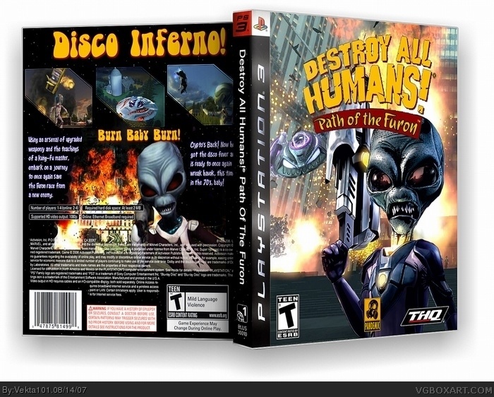 destroy all humans path of the furon pc